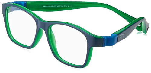 NANOVISTA Okulary przeciwsłoneczne unisex, Bicolor Azul Mate/Verde, 47