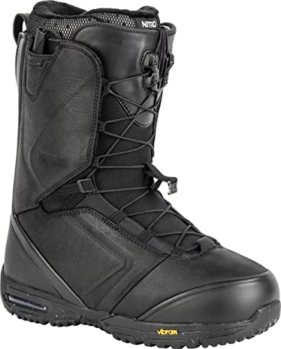 Nitro Męskie deski snowboardowe EL Mejor TLS '23 All Mountain Freeride Freestyle Highend Premium system szybkiego sznurowania Boot Snowboardboot, czarne, MP 27,0 // EU 41 1/3 // US 9