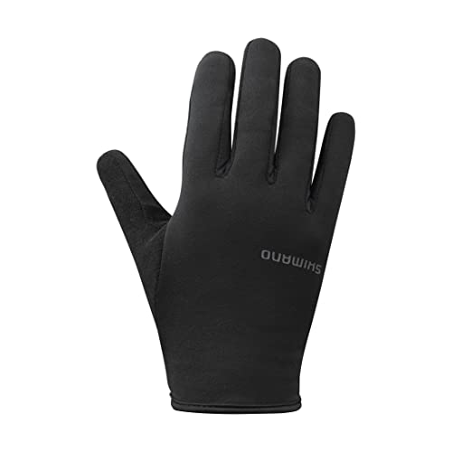 SHIMANO Lekkie rękawiczki termiczne, unisex, czarne, rozmiar L