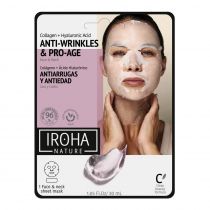Iroha seval/brudnopis twarzy i szyi maska Collagen, 1er Pack (1 X 1 sztuki) 658852