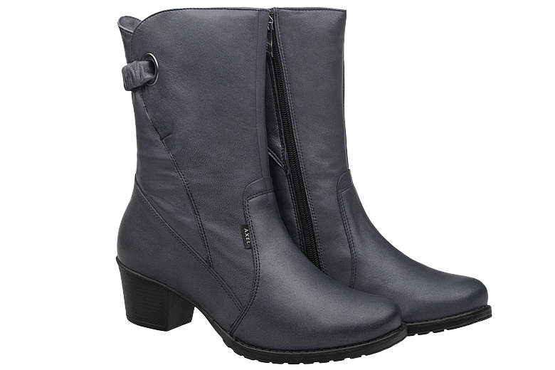 Kozaki AXEL Comfort 4369 H Marine Gold ocieplane Botki na Haluksy Kosela Medic 9369