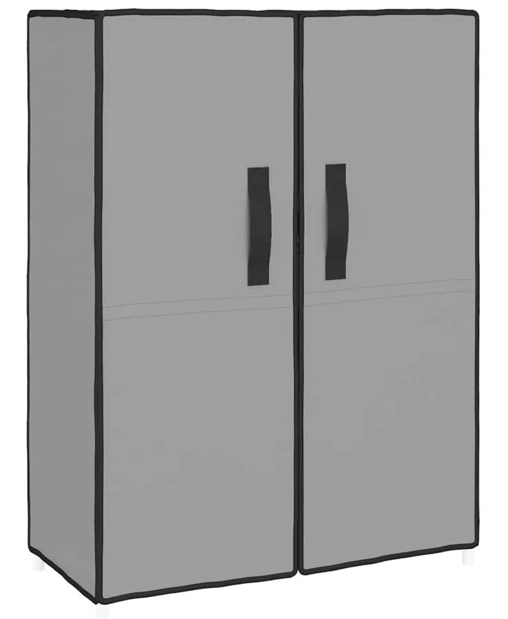 Szara szafka tekstylna na buty E8-E41