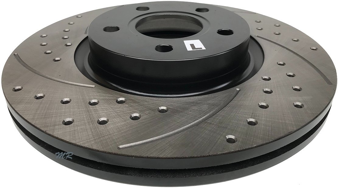 Przednia WIERCONA NACINANA tarcza hamulcowa 300mm Ford Kuga 2013-