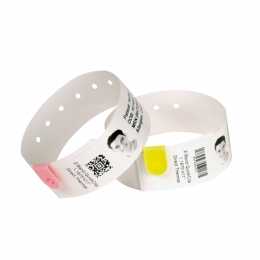Zebra 10006995-1K Z-Band Direct, adult, náramkové taśma, czerwony