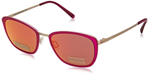 MODO & ECO Damskie okulary przeciwsłoneczne 658 S, różowe, 52