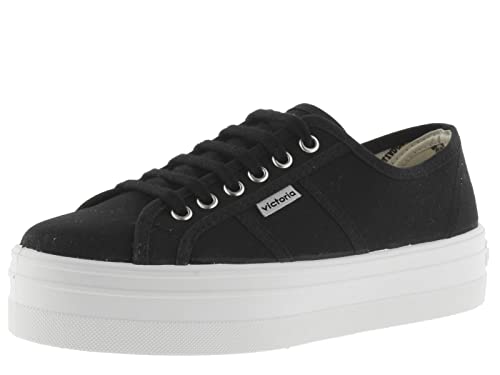 Victoria 109200-dzieci, trampki dziewczęce, czarny, 28 EU
