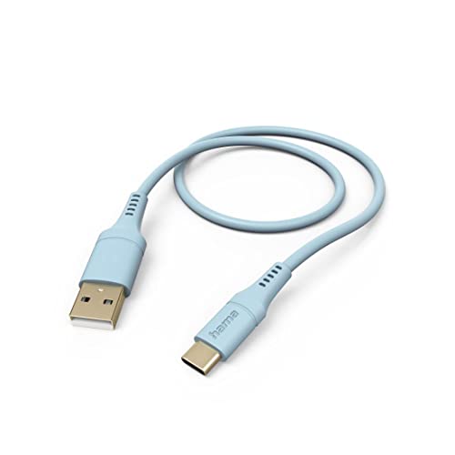 Hama Kabel USB Typ-C Flexible 1.5 m Niebieski