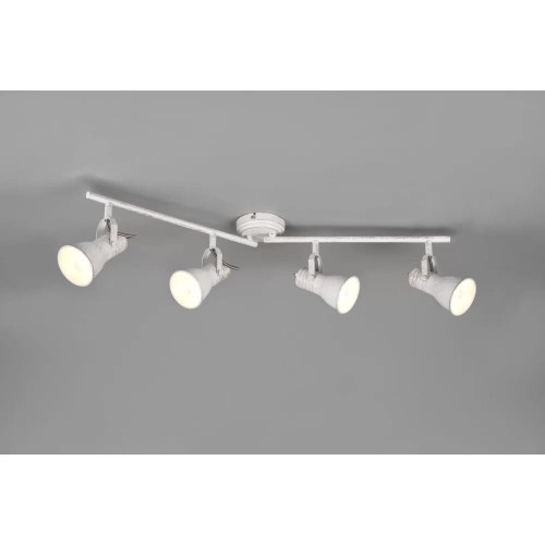 Steam lampa sufitowa (spot) 4-punktowa antyczna biel 813400427