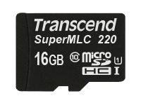 TRANSCEND TS16GUSD220I Transcend karta pamięci SuperMLC SDHC 16GB UHS-I 85/65 MB/s