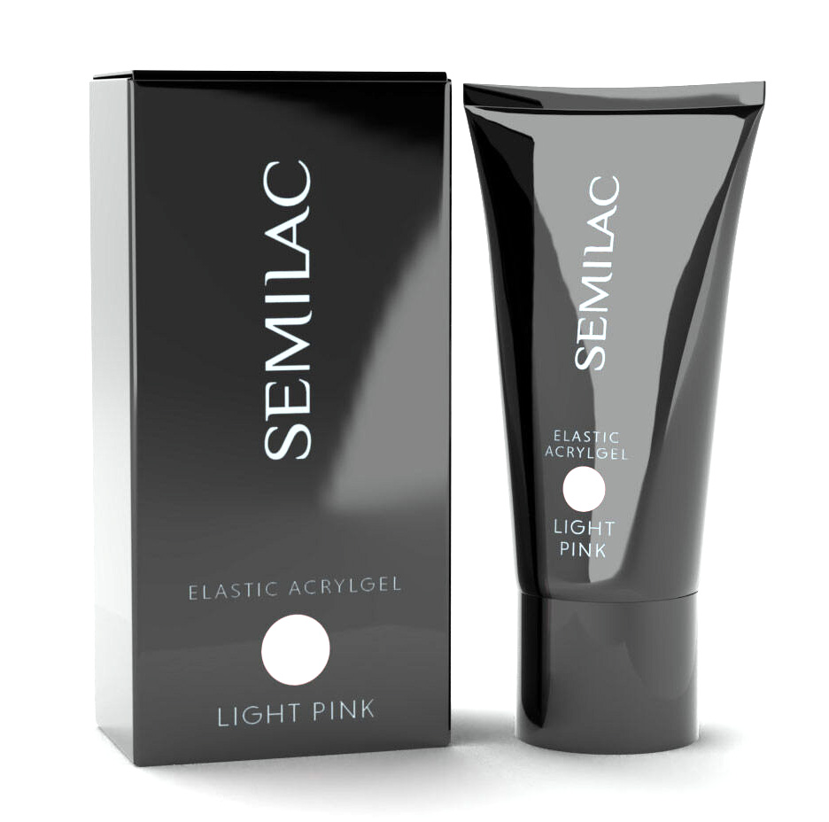 Semilac Elastic Acryl Gel akrylożel Light Pink 30g