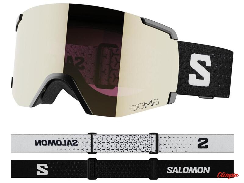 Gogle narciarskie Salomon S/View Sigma Bk/Sol Black Gold 2022/2023