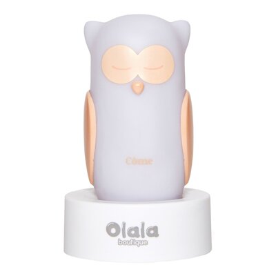 Olala Boutique, Lampka nocna LED, Olala, Sowa Come, biała
