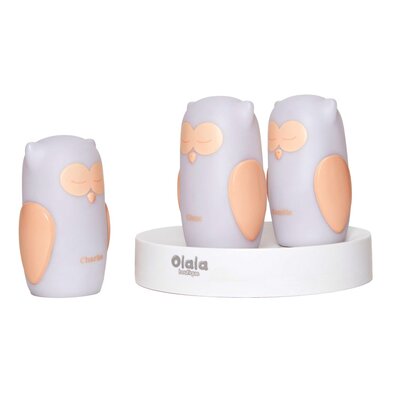 Olala Boutique, Zestaw 3 lampek nocnych LED, Ścieżka światła OLALA, Sowy