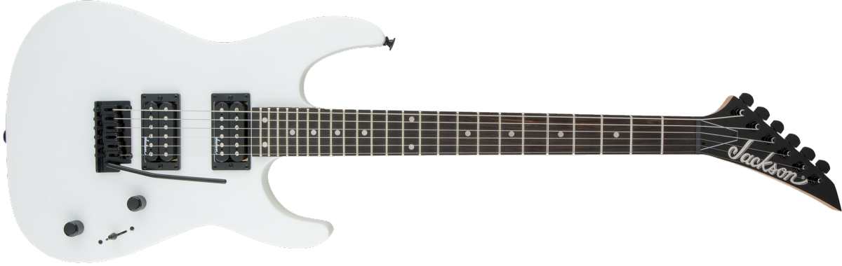 Jackson JS Series Dinky JS12 Amaranth Fingerboard Snow White