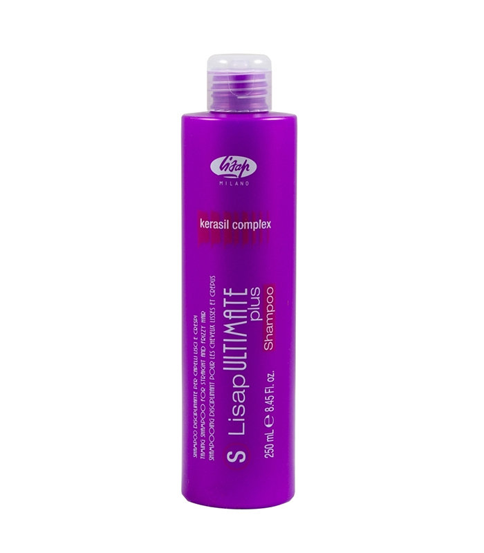 Lisap Ultimate Plus, szampon wygładzający do włosów, 250 ml