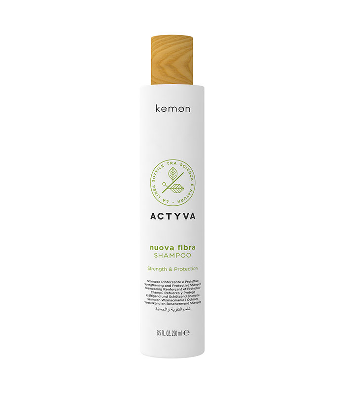 Kemon Actyva Nuova Fibra, szampon wzmacniający do włosów cienkich i delikatnych, 250 ml