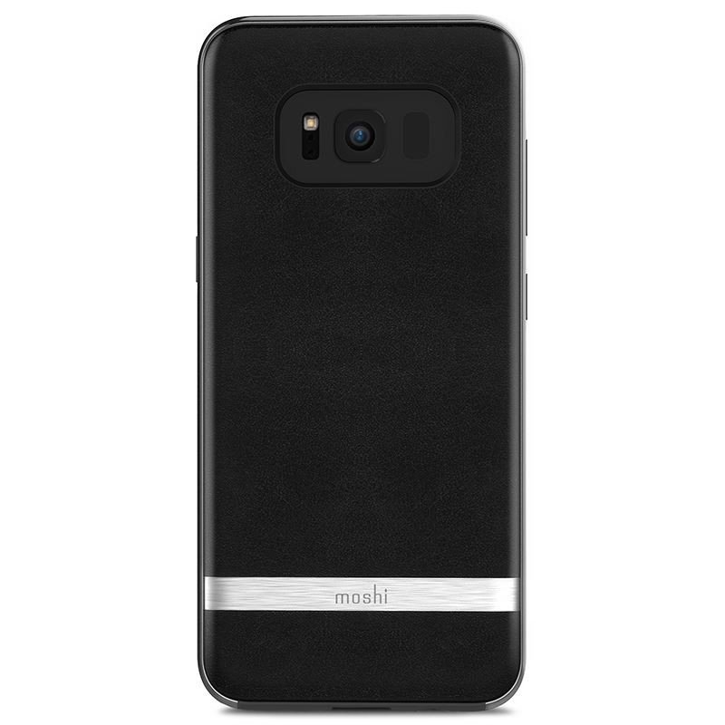 Moshi Etui Napa do Samsung Galaxy S8 Plus CZARNY NA TYŁ TWORZYWO SZTUCZNE 31778