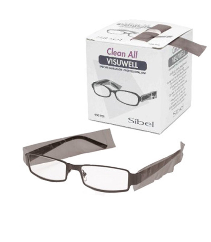 Sibel Sibel Ochraniacze na okulary, niezbędne przy zabiegach koloryzacji 400szt. 0000036192