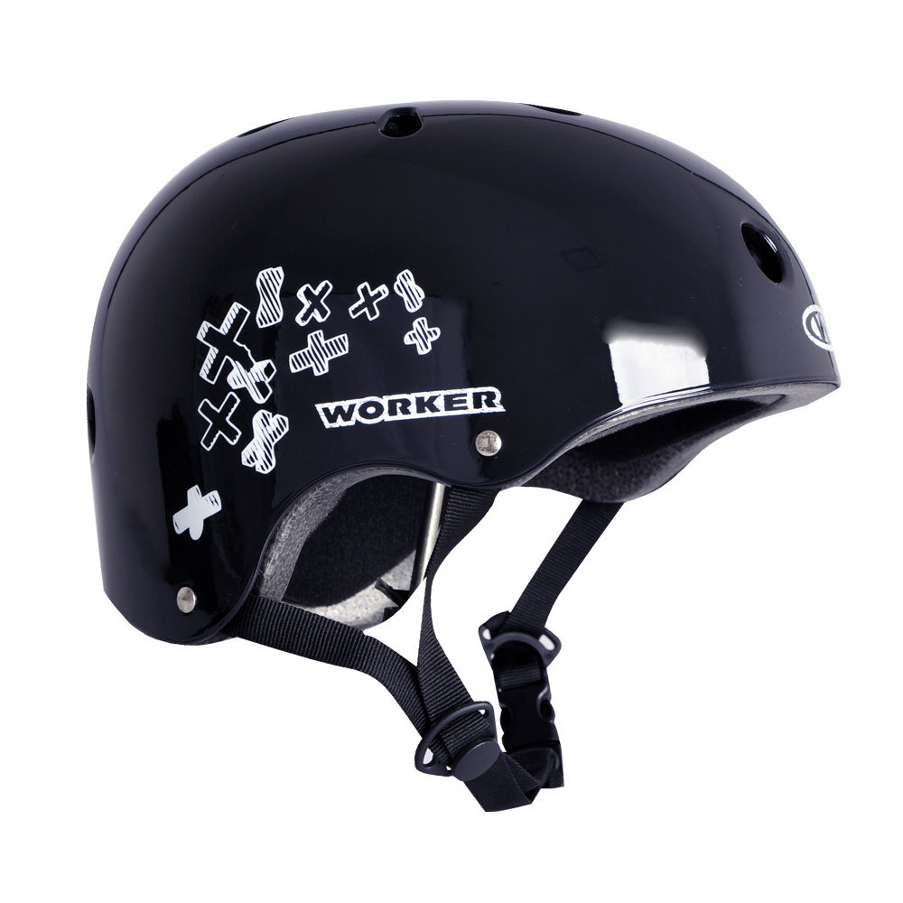 Worker Kask freestyle, Standard, czarny, rozmiar S