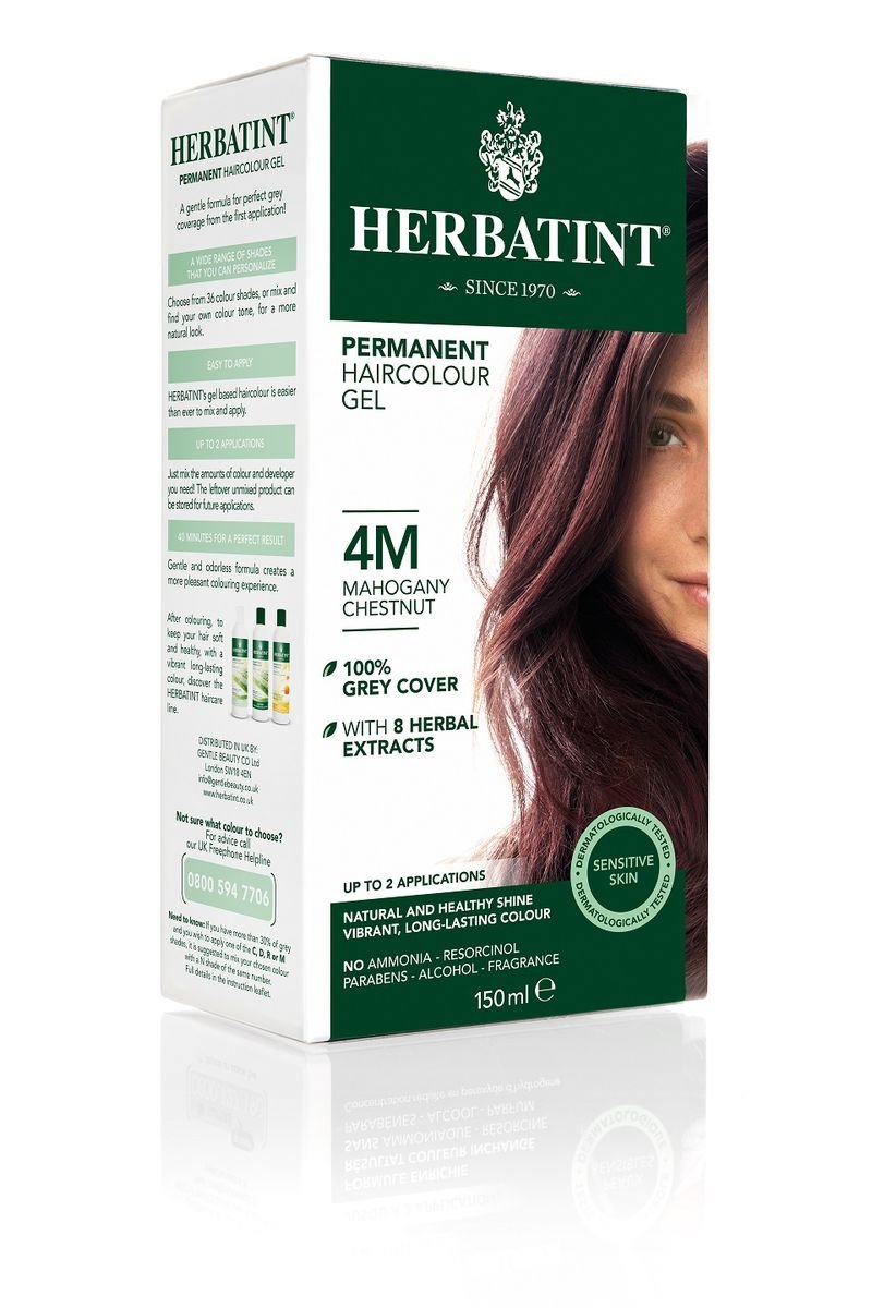 Herbatint farba do włosów 4M Mahoniowy Kasztan, 150 ml