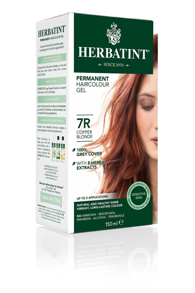 Herbatint farba do włosów 7R Miedziany Blond, 150 ml