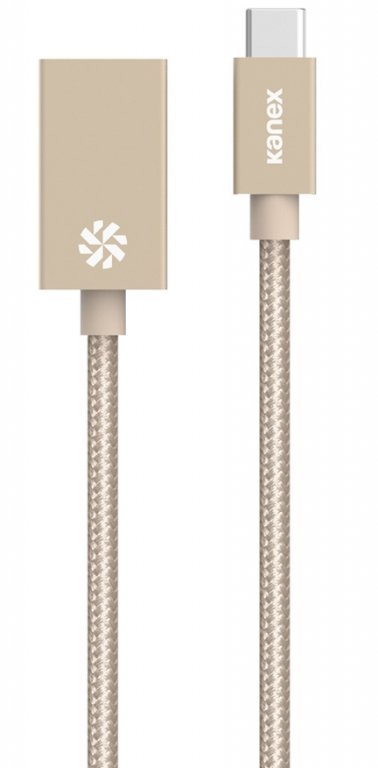 Adapter USB-C - USB-A 3.0 KANEX DuraBaid, 0.21 m