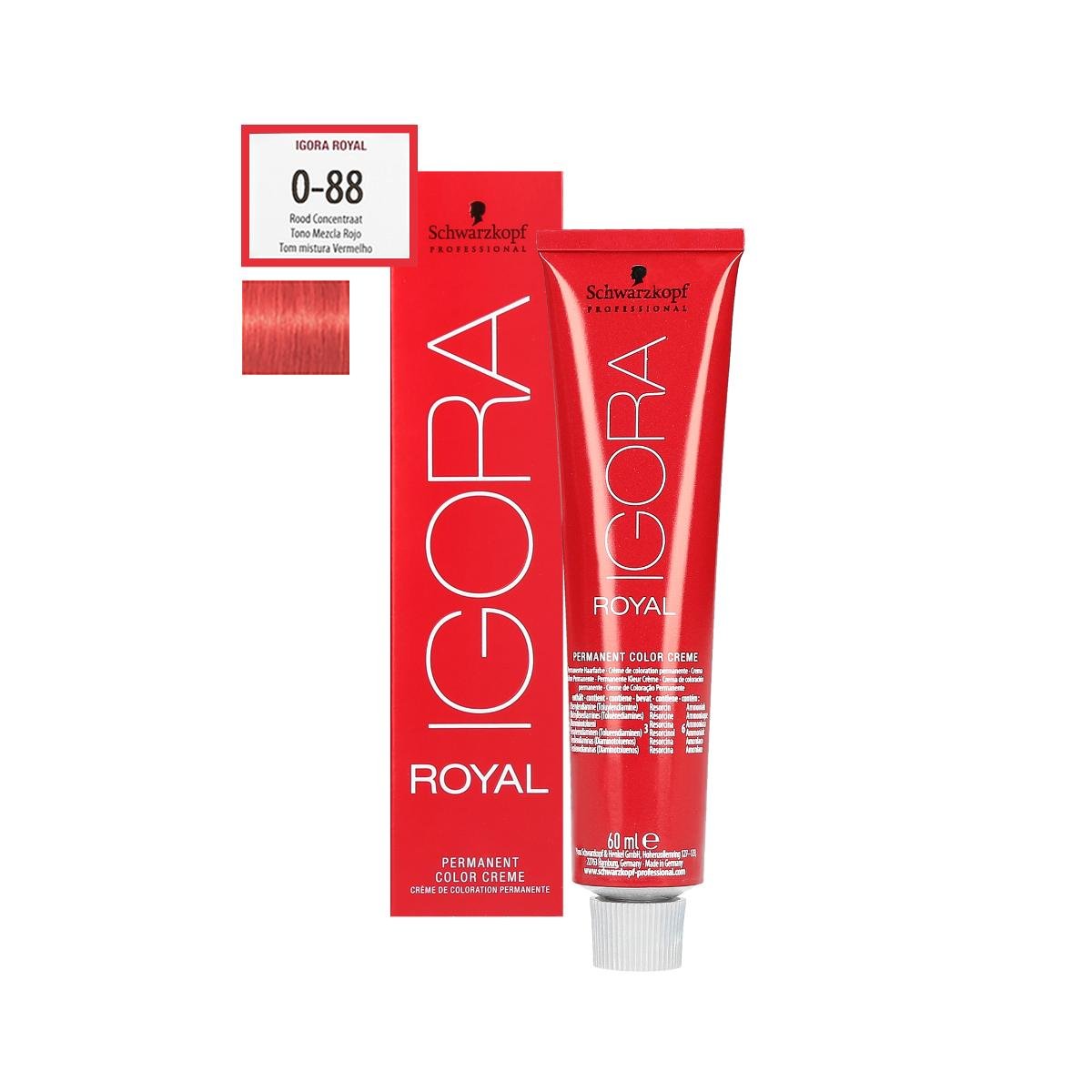 Schwarzkopf Professional Professional, Igora Royal, farba do włosów 0-88, 60 ml
