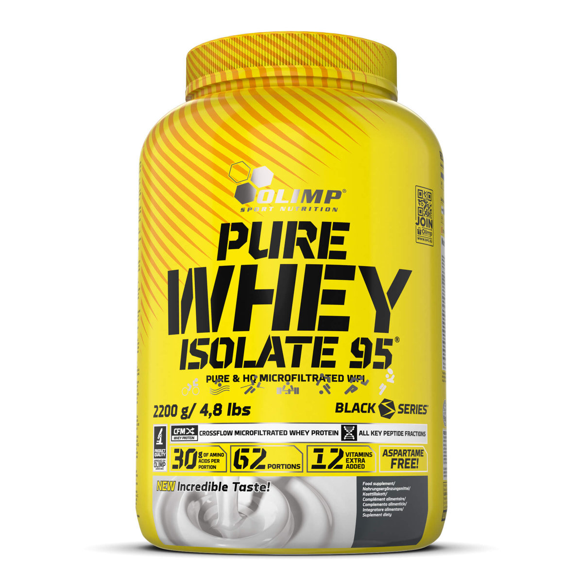 Olimp Pure Whey Isolate 95® - 2200 g - Wanilia