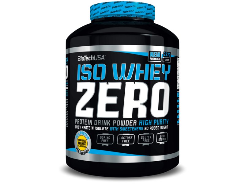 BioTech Iso WHEY Zero Lactose Free 2270g Ciasteczko z kremem