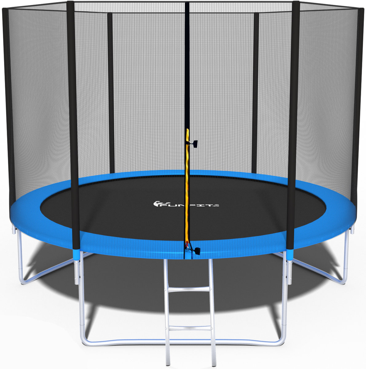 FunFit Trampolina Ogrodowa 312CM Z Siatką Drabinka