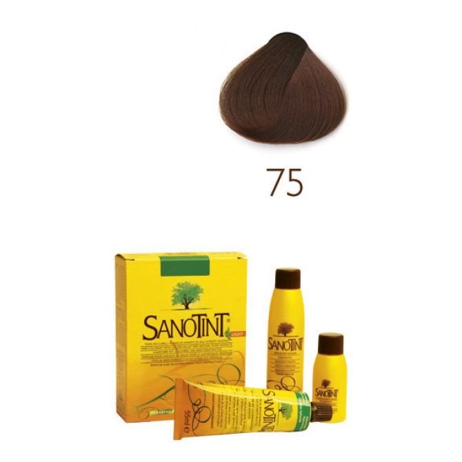 Sanotint Sensitive, farba do włosów na bazie ekstraktów roślinnych i witamin 75 Golden Chestnut, 125 ml
