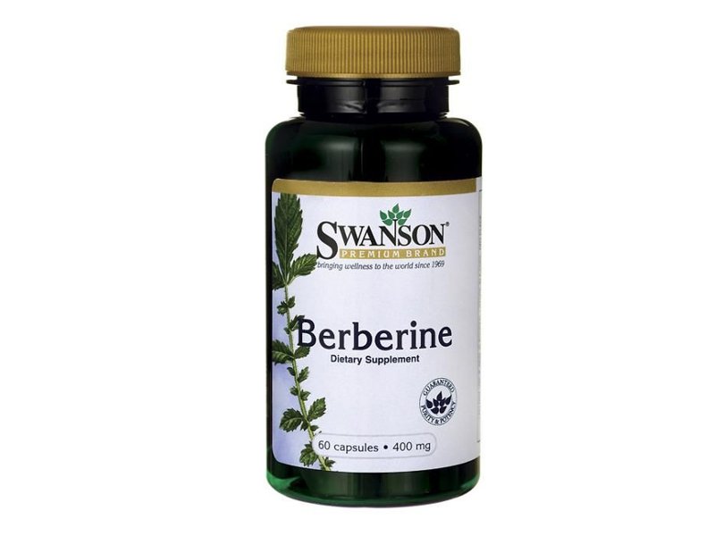 Swanson Berberine Berberyna HCL 400 mg 60 kaps
