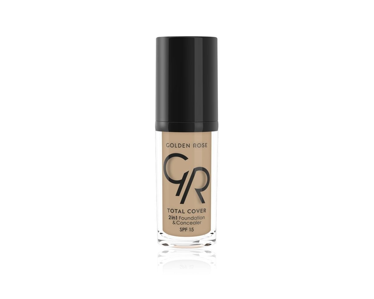 Golden Rose Total Cover 2in1 Fundation & Concealer - Podkład i korektor w jednym - 06 - TAUPE GOLID2W-ZY2W-05