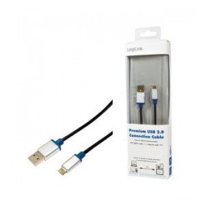 Фото - Кабель LogiLink micro USB 1.0m czarny 