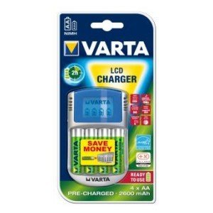Ładowarka akumulatorków VARTA LCD Charger, 2600 mAh