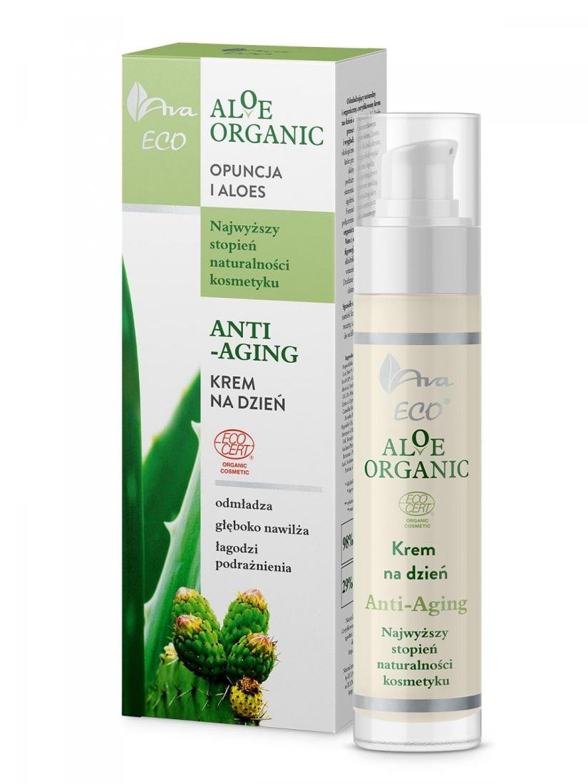 Ava Labolatorium  ALOE ORGANIC ANTI-AGING Krem na dzień przeciwstarzeniowy  50 ml