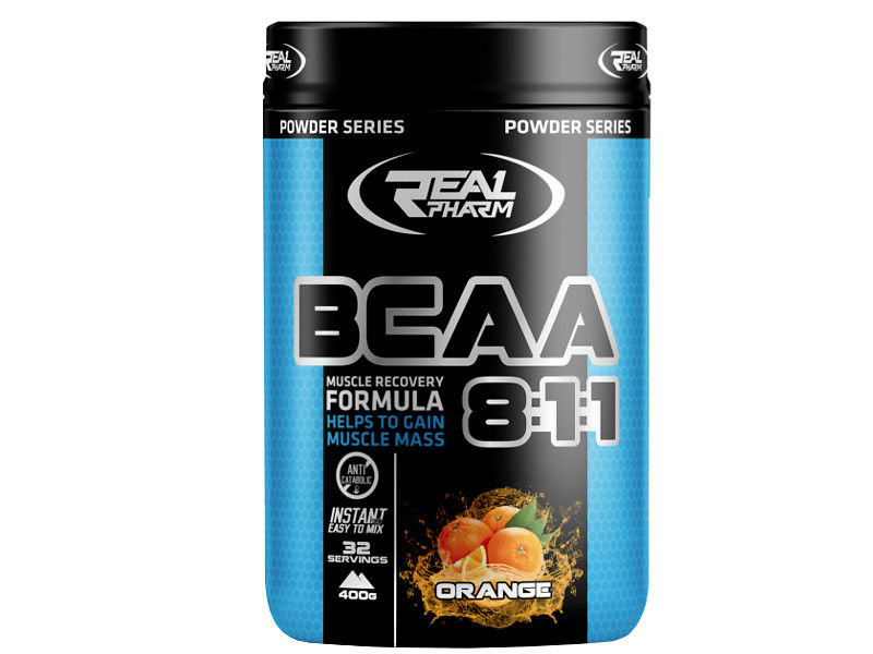 Real Pharm Suplement diety, BCAA 8:1:1, 400 g