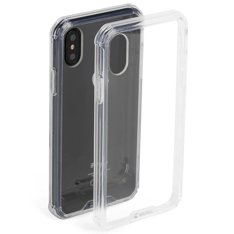 Krusell Kivik Pro Cover - Etui iPhone X (przezroczysty) 61089
