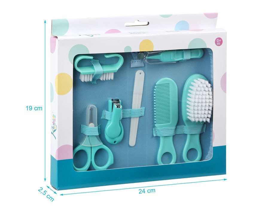 KioKids, Zestaw akcesoriów do pielęgnacji, Turkusowy