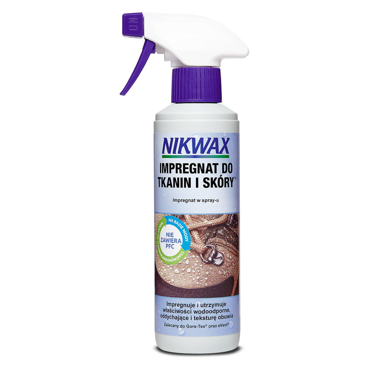 Nikwax Impregnat do obuwia z tkaniny i skóry Fabric & Leather Proof Spray roz uniw 794005)