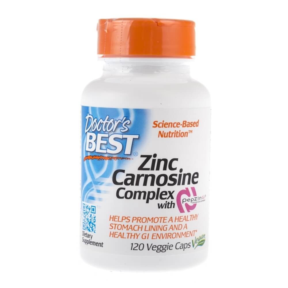 Doctor's Best Doctor's Best Zinc Carnosine Complex - 120 kapsułek