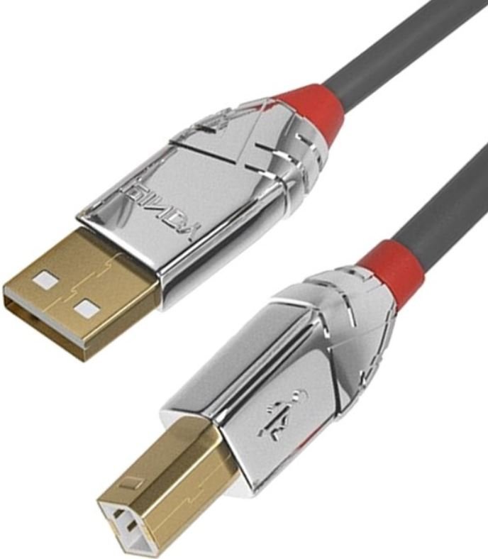 LINDY 36641 Kabel USB 2.0 A-B Cromo Line 1m LY-36641