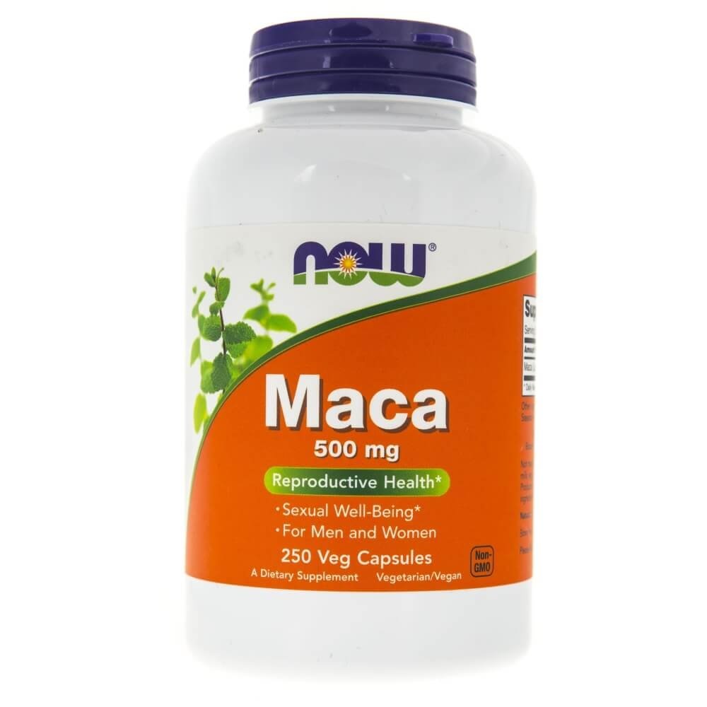 Now Foods Korzeń Maca 500 mg (250 kaps.)