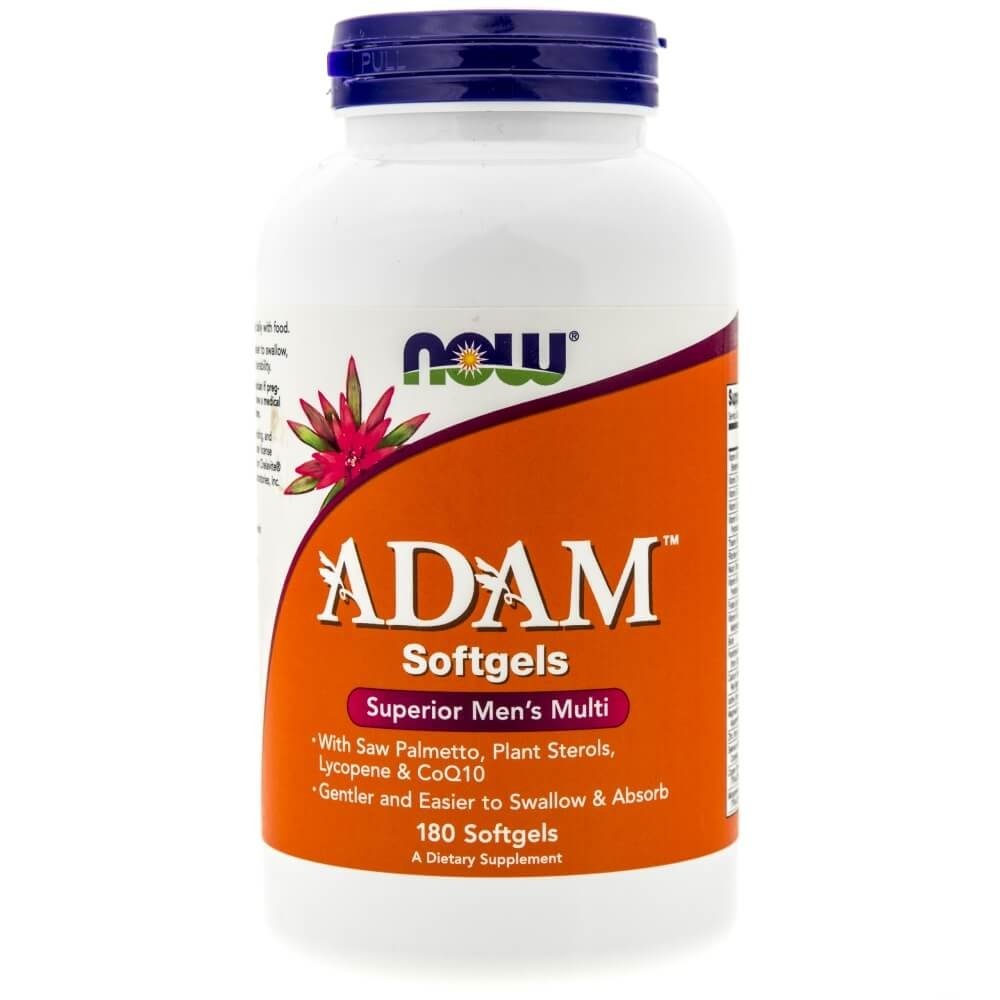 Zdjęcia - Witaminy i składniki mineralne Now ® Foods  Adam, Multiwitamina dla mężczyzn, 180 kapsułek 