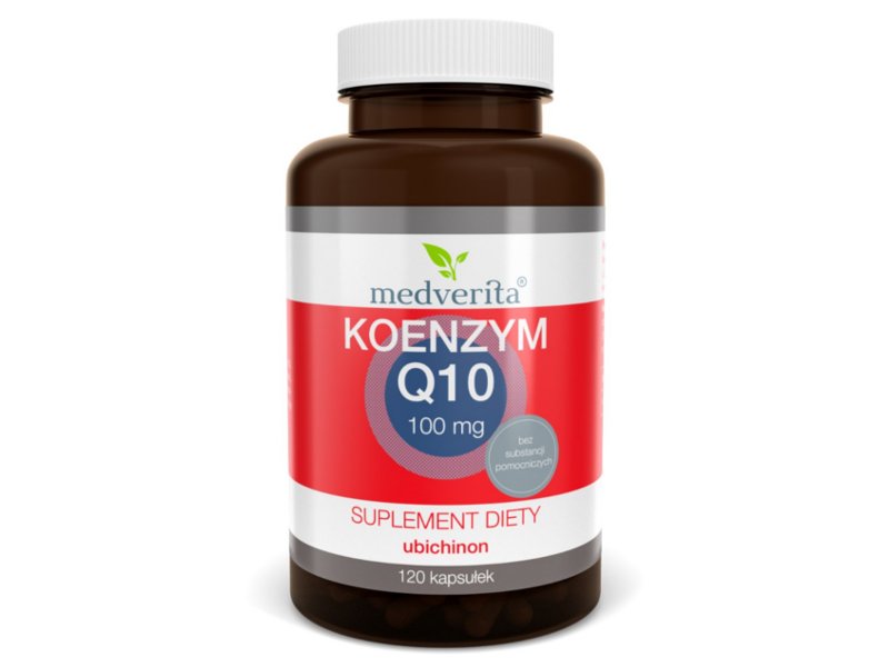 Medverita Medverita Koenzym Q10 ubichinon 100 mg - 120 kapsułek MED4673