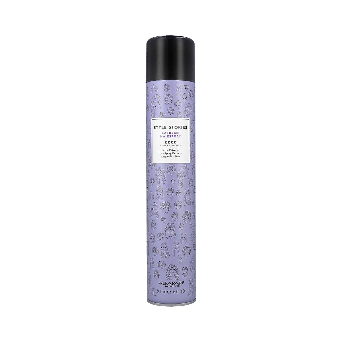 Alfaparf STYLE STORIES Extreme Hairspray Bardzo mocny lakier do włosów 500ml 0000061254