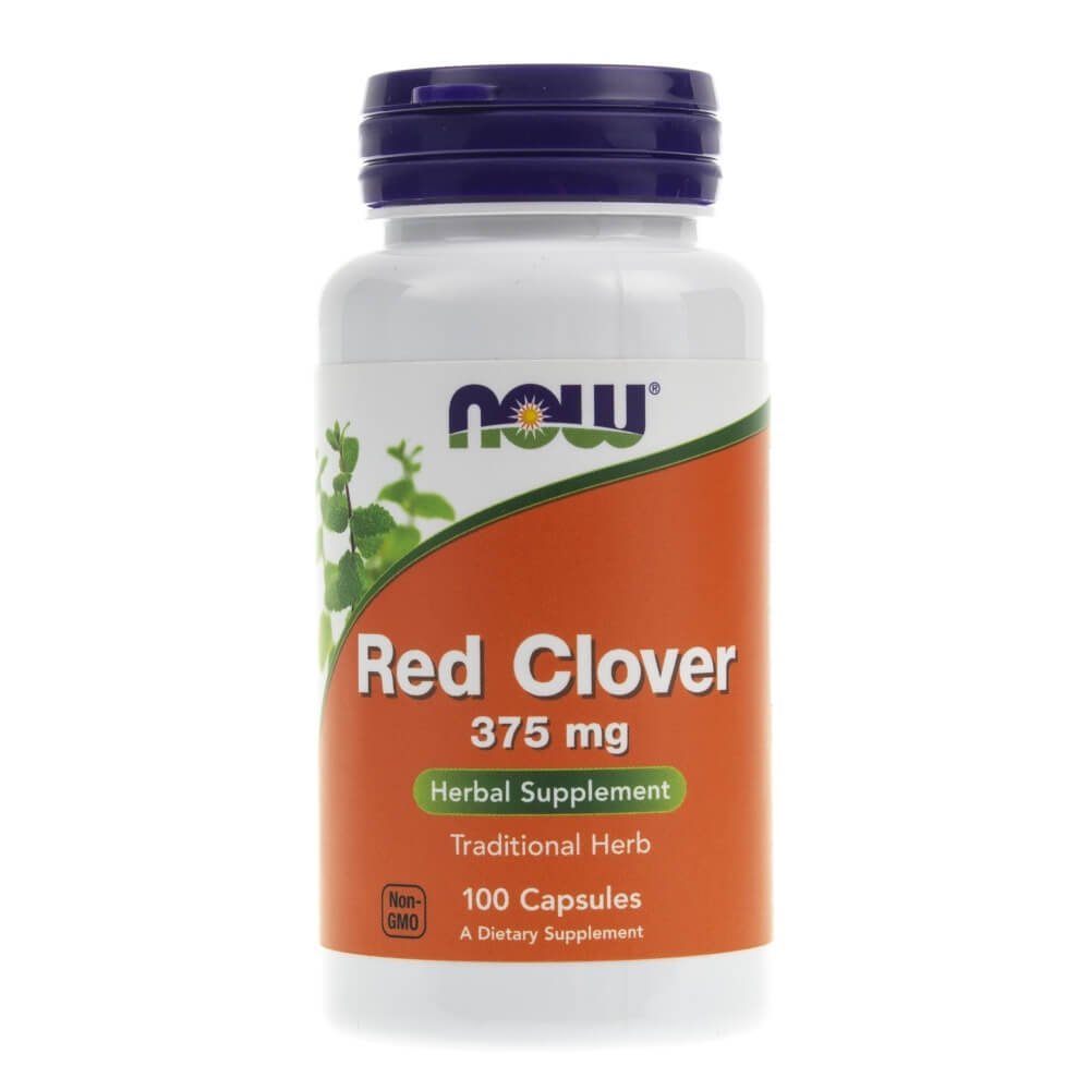 Now Foods Red Clover Koniczyna czerwona 375 mg suplement diety 100 kaps.