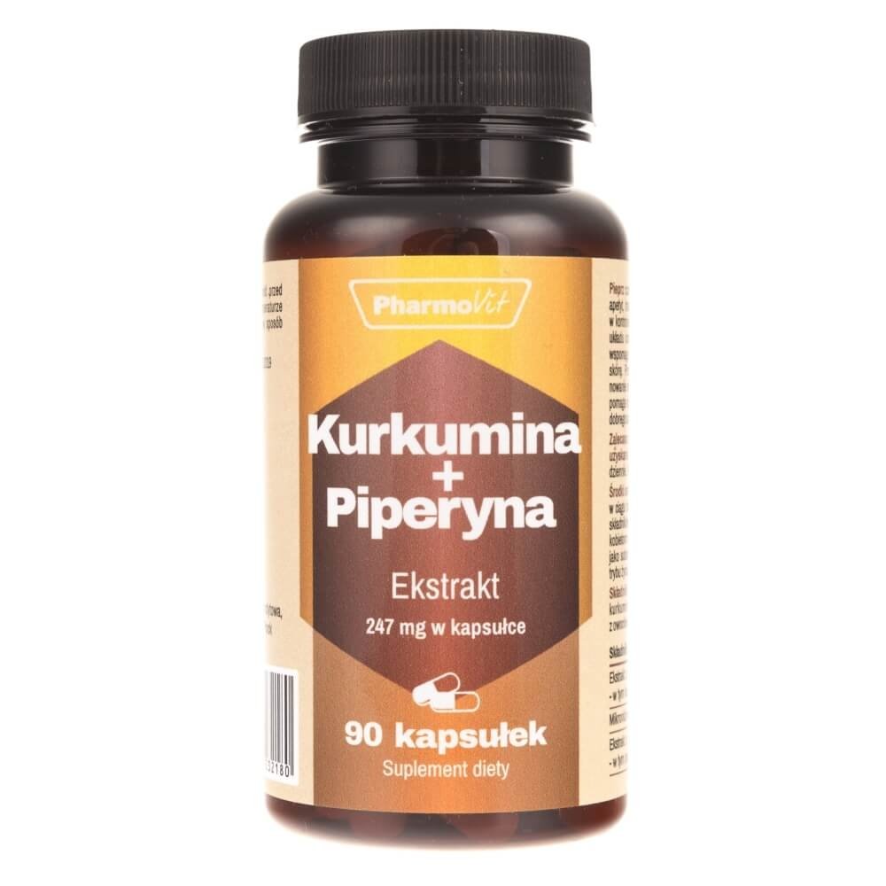 PHARMOVIT Kurkumina + Piperyna x 90 kaps