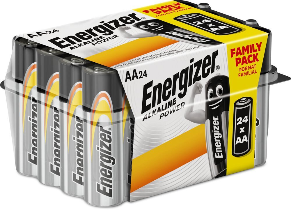 Energizer Bateria Alkaline Power, AA, LR6, 1,5V, 24szt. EN-414660