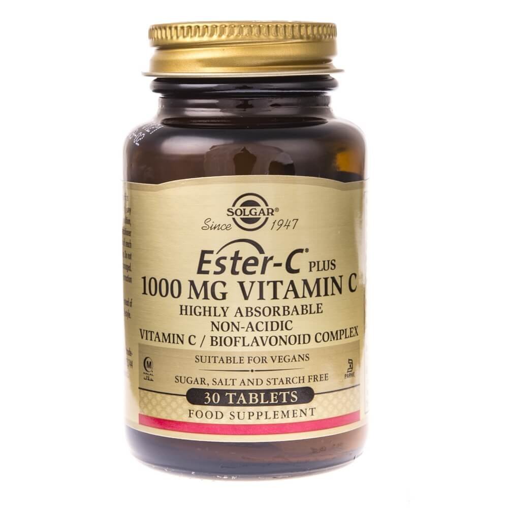 Solgar Ester-C plus 1000 mg witaminy C 30 tabletek